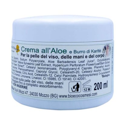 Crema all'Aloe e Burro di Karité 200ml