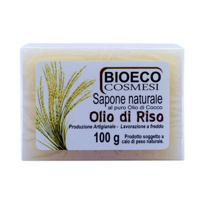 Sapone naturale Olio di Riso - 100g