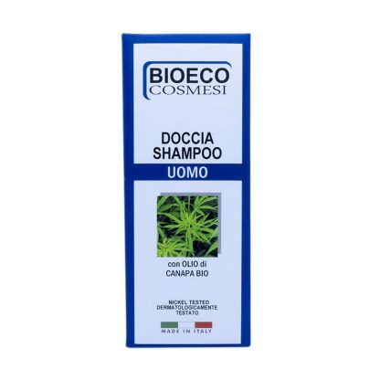 Doccia shampoo UOMO con olio di canapa bio 200ml