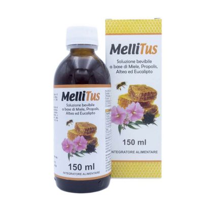 Sciroppo Mellitus a base di miele, propoli, altea ed eucalipto 150ml