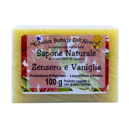 Sapone naturale Zenzero e Vaniglia - 100g